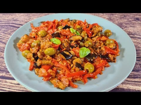 Eggplant Italian Stir Fry