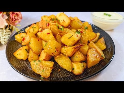 No Fry Crispy Potatoes